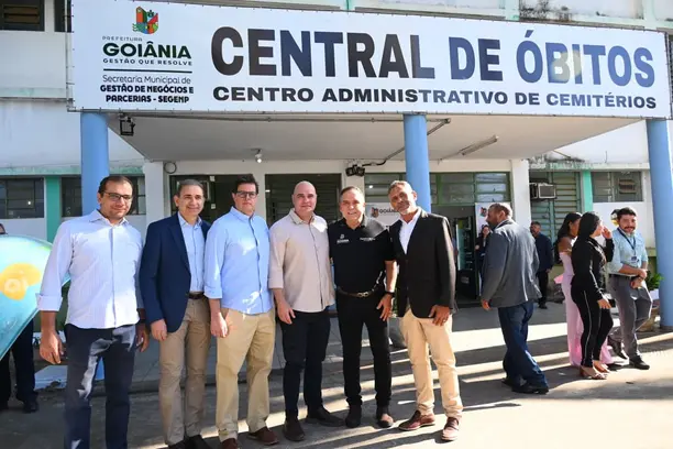Goiânia inaugura posto de cartórios na Central de Óbitos para atendimento fora do expediente Goiânia inaugura posto de cartórios na Central de Óbitos para atendimento fora do expediente