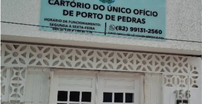 Cartório de Porto de Pedras é colocado sob intervenção Cartório de Porto de Pedras é colocado sob intervenção