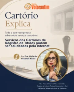 Cartório Explica – serviços dos Cartórios de Registro de Títulos podem ser solicitados pela internet Cartório Explica – serviços dos Cartórios de Registro de Títulos podem ser solicitados pela internet
